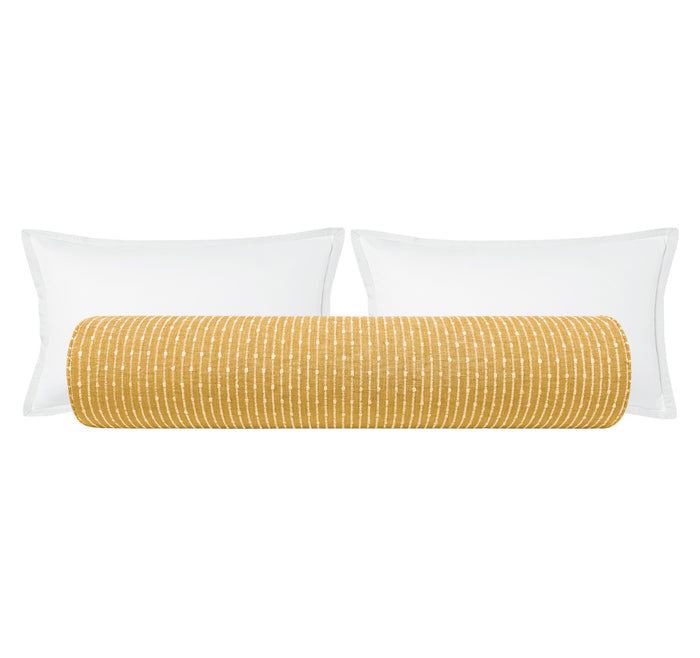 THE BOLSTER :: HAMPTON TWEED // MARIGOLD