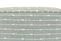 THE TIGHT ROUND OTTOMAN :: HAMPTON TWEED + BULLION FRINGE | LDC