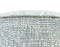 THE TIGHT ROUND OTTOMAN :: HEPBURN TWEED