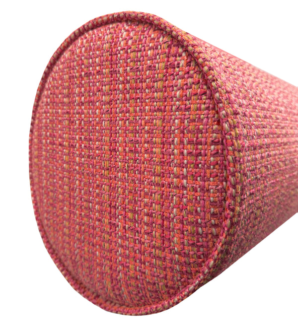 THE BOLSTER :: HEPBURN TWEED // ROSE & ORANGE