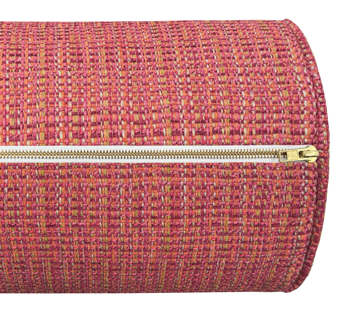 THE BOLSTER :: HEPBURN TWEED // ROSE & ORANGE