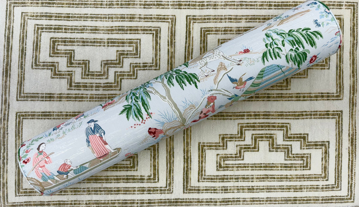 SHOWROOM SALE : THE BOLSTER :: 9" X 48" YANGTZE RIVER // AQUA