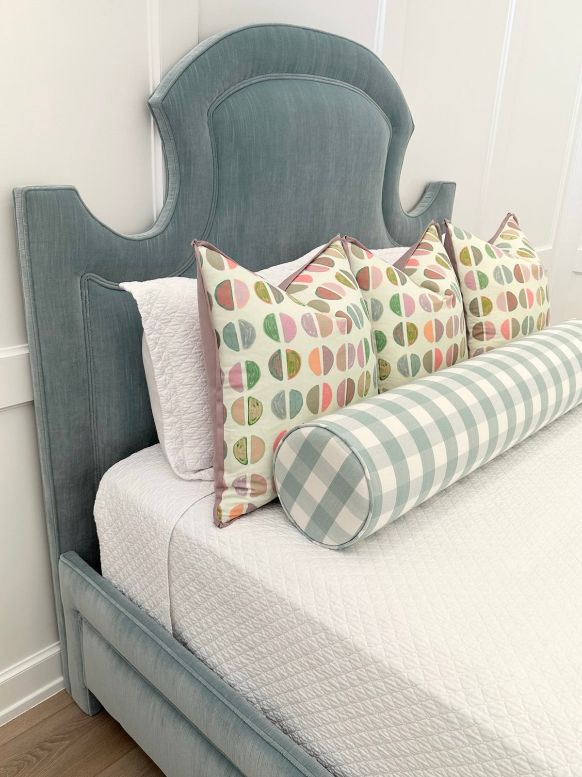 SET OF 3 20" MIMS // MULTI + CELADON REVERSE & CORDING | LULIE WALLACE