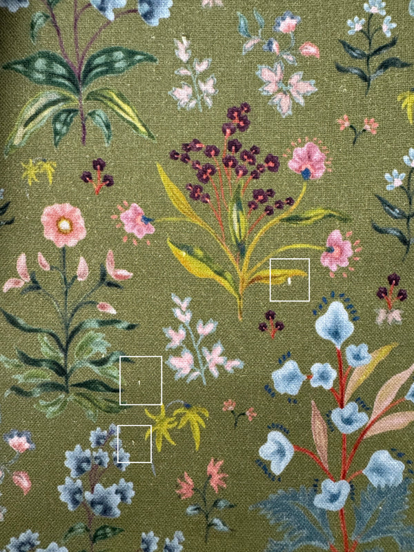 SET OF 3 26" OCS X LDC II MEADOW MULTI // LEAF + CAMEO REVERSE AND BUTTERFLY FLANGE | ELLISTON HOUSE