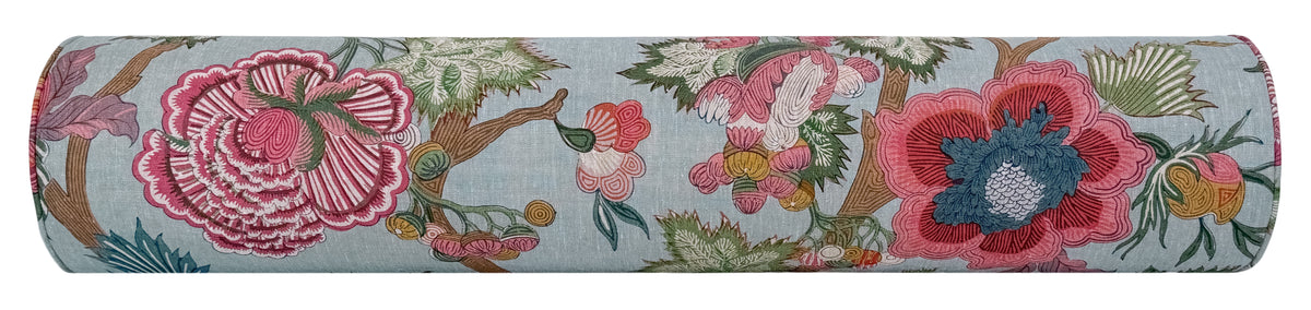 THE BOLSTER :: INDIENNE JACOBEAN // RASPBERRY + TEAL | THIBAUT