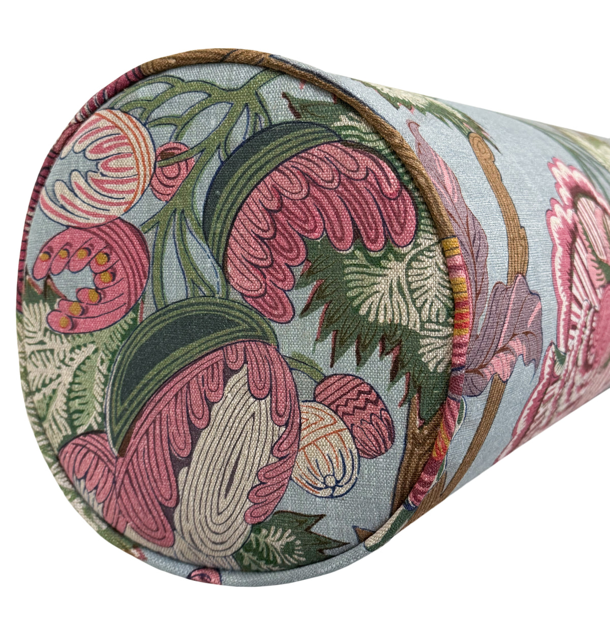 THE BOLSTER :: INDIENNE JACOBEAN // RASPBERRY + TEAL | THIBAUT