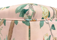 THE SKIRTED OTTOMAN :: IMPERIAL GARDEN // PINK PEONY