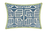 THE MINI :: LABYRINTH VELVET // BLUE | THIBAUT