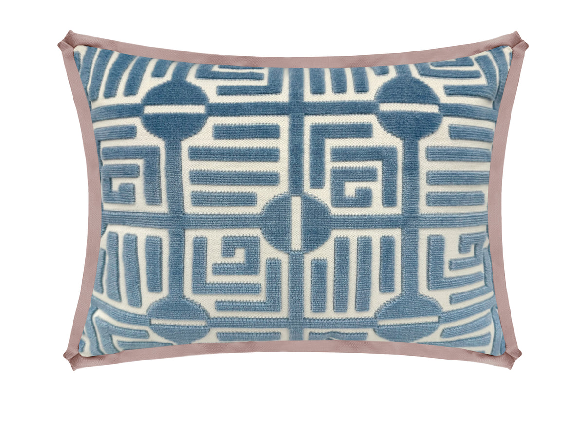 THE MINI :: LABYRINTH VELVET // BLUE | THIBAUT
