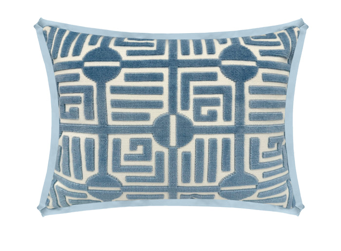 THE MINI :: LABYRINTH VELVET // BLUE | THIBAUT