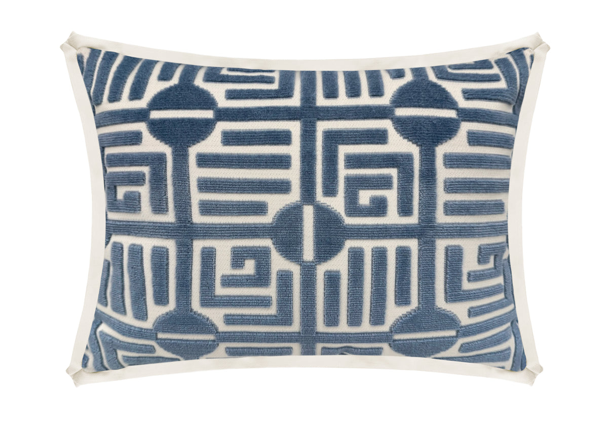 THE MINI :: LABYRINTH VELVET // NAVY | THIBAUT