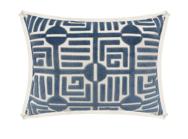 THE MINI :: LABYRINTH VELVET // NAVY | THIBAUT