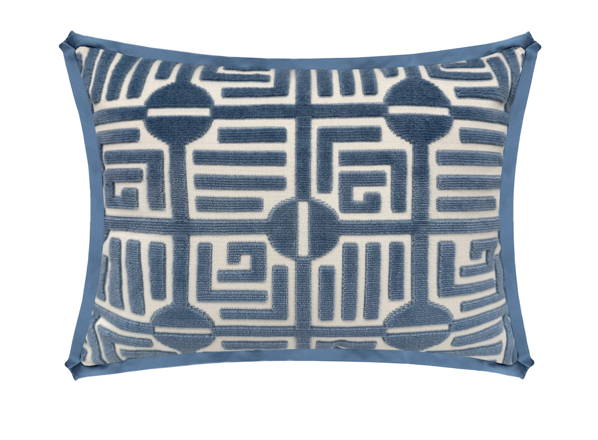 THE MINI :: LABYRINTH VELVET // NAVY | THIBAUT