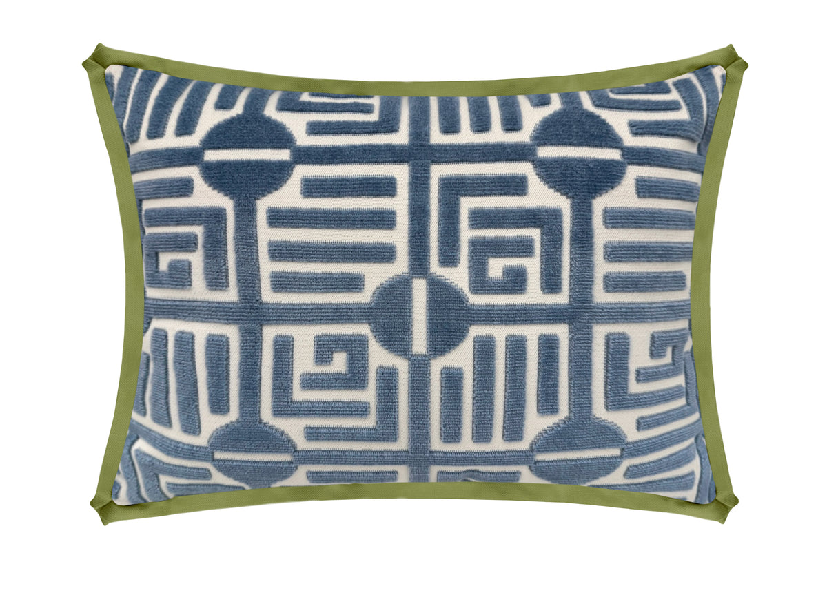 THE MINI :: LABYRINTH VELVET // NAVY | THIBAUT