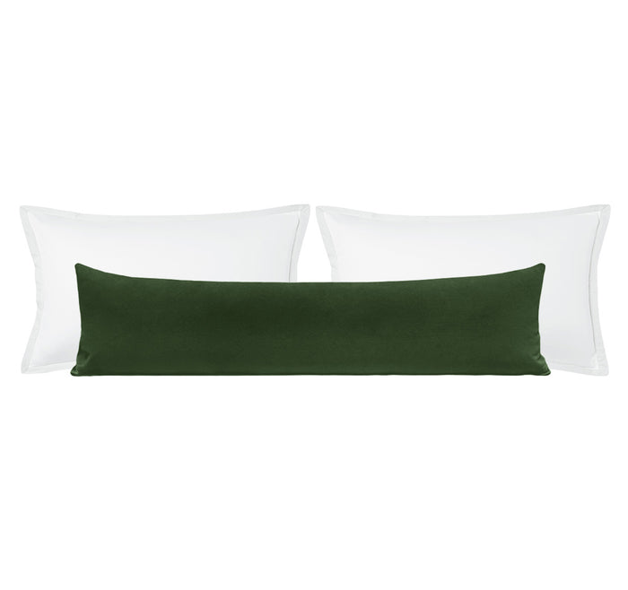 THE XL LUMBAR :: SIGNATURE VELVET // FERN