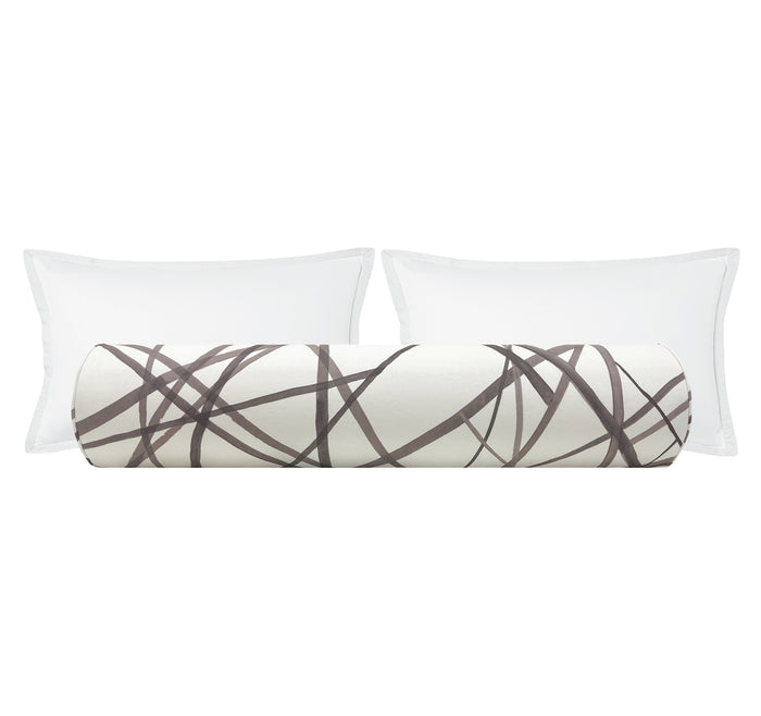 THE BOLSTER :: CHANNELS // TAUPE + IVORY | KELLY WEARSTLER