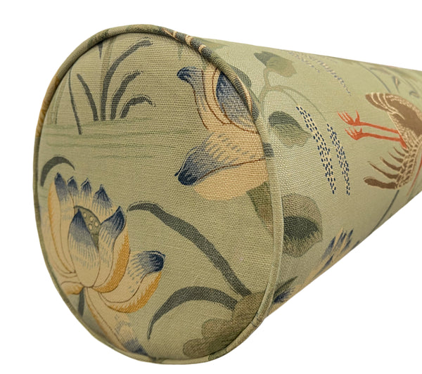 THE BOLSTER :: LOTUS GARDEN // AQUA | SCHUMACHER