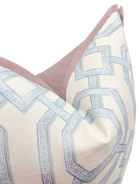 LATTICE PRINT // POWDER BLUE | LDC
