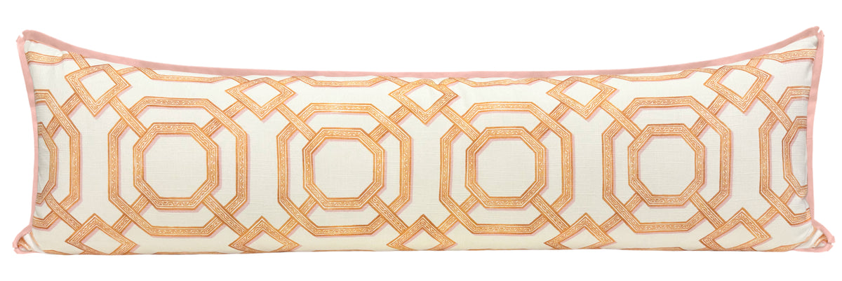 THE XL LUMBAR :: LATTICE PRINT // TANGERINE | LDC