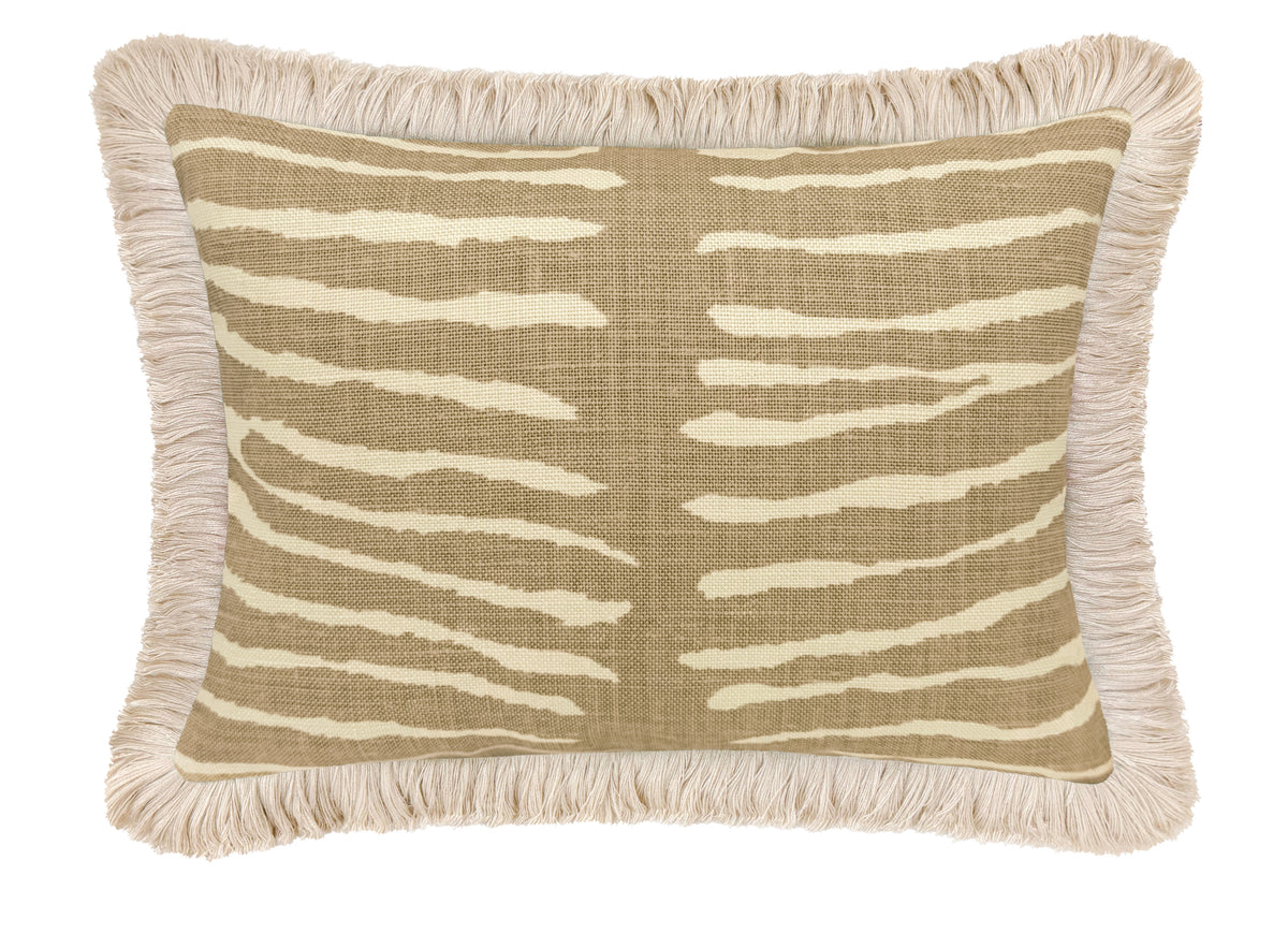 THE MINI :: LE ZEBRE // BEIGE + FRINGE | BRUNSCHWIG & FILS