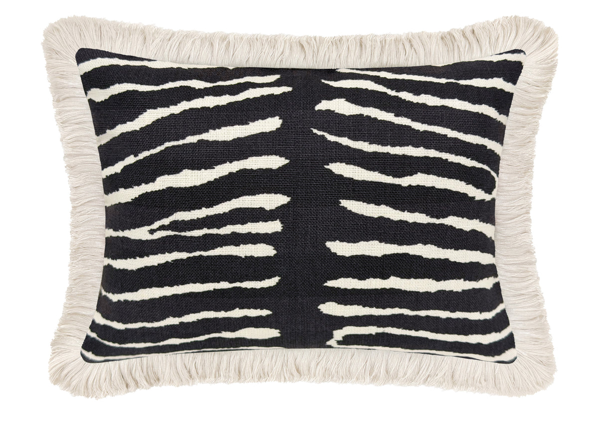THE MINI :: LE ZEBRE // BLACK + FRINGE | BRUNSCHWIG & FILS