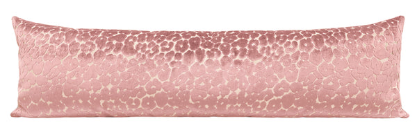 THE XL LUMBAR :: LEOPARD CUT VELVET // PINK PEONY