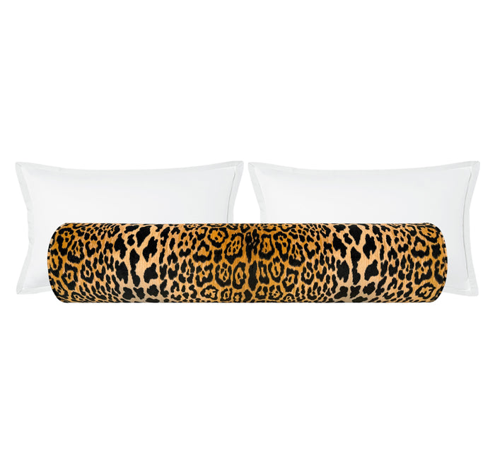THE BOLSTER :: LEOPARD VELVET