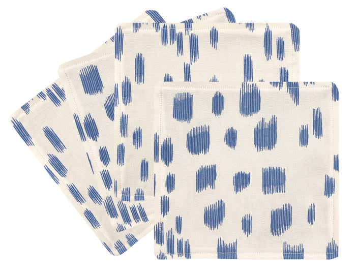 COCKTAIL NAPKINS :: LES TOUCHES // CADET | BRUNSCHWIG & FILS