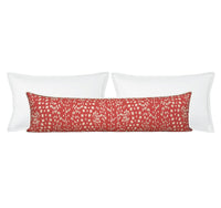 THE XL LUMBAR :: LES TOUCHES REVERSE // RED | BRUNSCHWIG & FILS