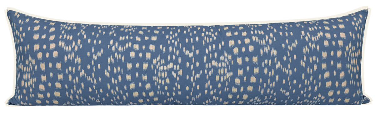 THE XL LUMBAR :: LES TOUCHES REVERSE // BLUE | BRUNSCHWIG & FILS