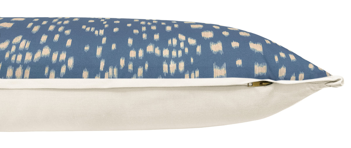 THE XL LUMBAR :: LES TOUCHES REVERSE // BLUE | BRUNSCHWIG & FILS