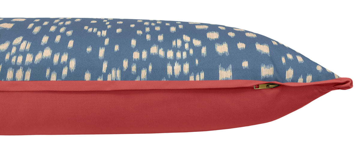 THE XL LUMBAR :: LES TOUCHES REVERSE // BLUE | BRUNSCHWIG & FILS
