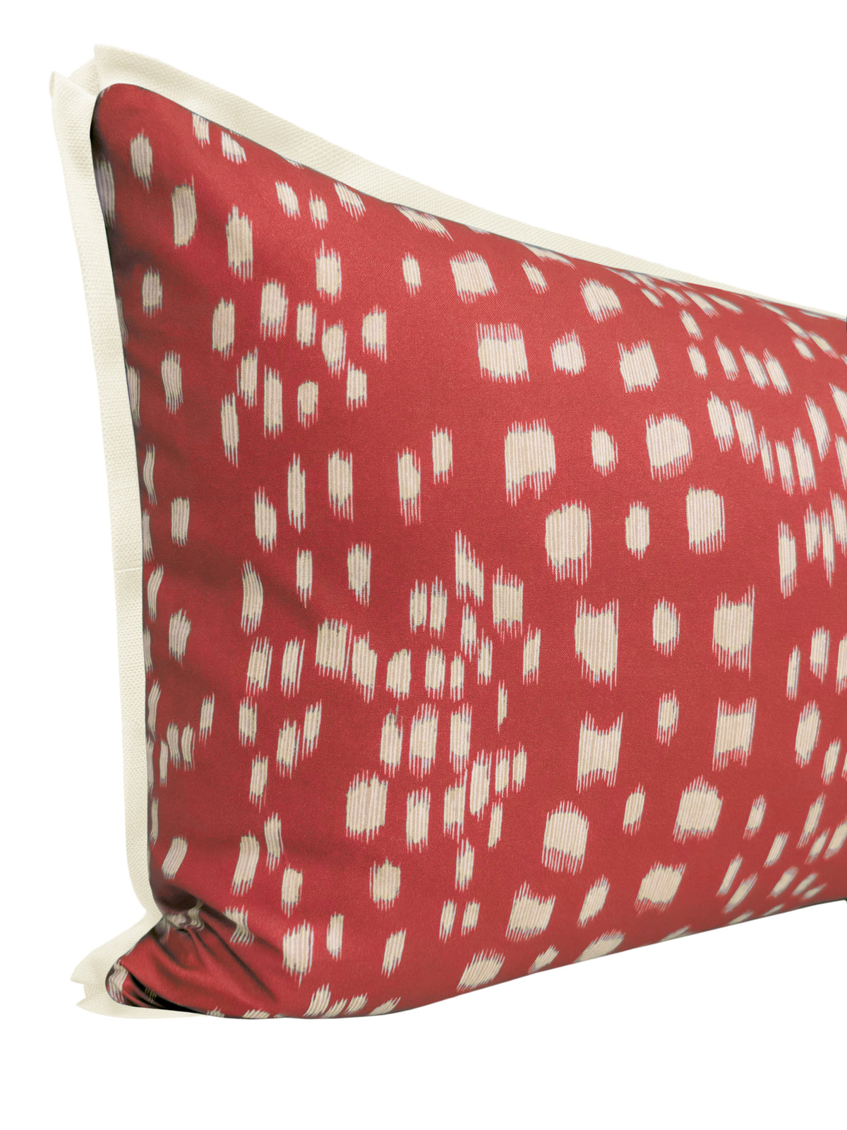 THE XL LUMBAR :: LES TOUCHES REVERSE // RED | BRUNSCHWIG & FILS