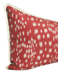 THE XL LUMBAR :: LES TOUCHES REVERSE // RED | BRUNSCHWIG & FILS