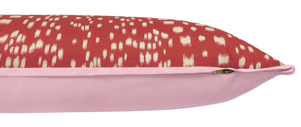 THE XL LUMBAR :: LES TOUCHES REVERSE // RED | BRUNSCHWIG & FILS