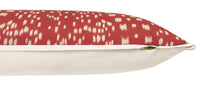 THE XL LUMBAR :: LES TOUCHES REVERSE // RED | BRUNSCHWIG & FILS
