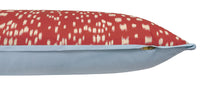 THE XL LUMBAR :: LES TOUCHES REVERSE // RED | BRUNSCHWIG & FILS