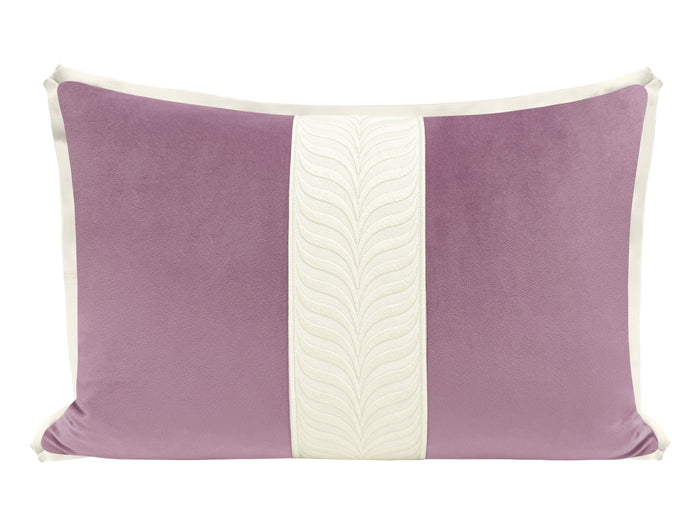 THE LITTLE LUMBAR :: MELROSE VELVET // LAVENDER + TRELLIS TRIM // BONE