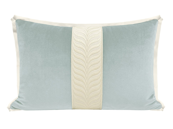 THE LITTLE LUMBAR :: MELROSE VELVET // MIST + TRELLIS TRIM // BONE