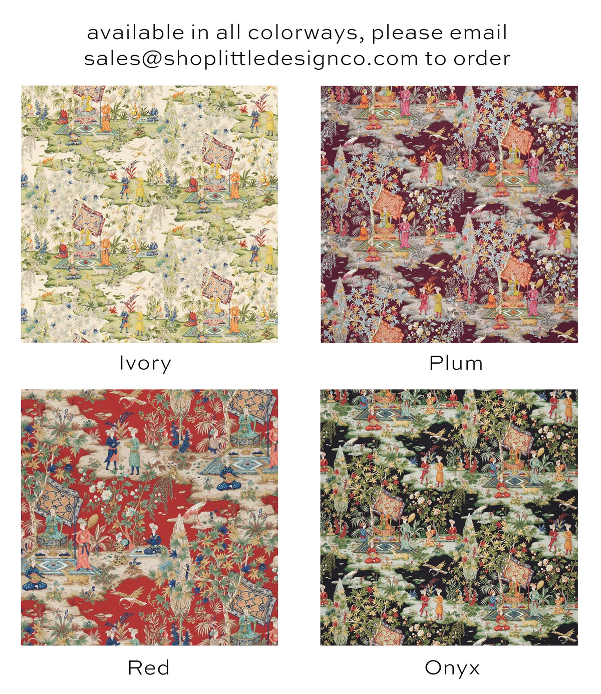 LODI GARDEN PRINT // PLUM | BRUNSCHWIG & FILS