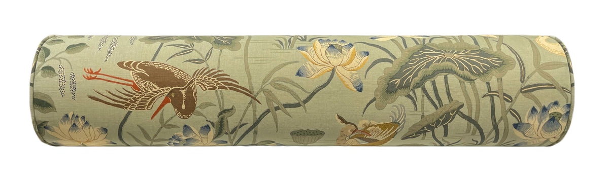 THE BOLSTER :: LOTUS GARDEN // AQUA | SCHUMACHER