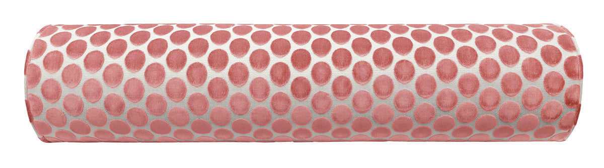 THE BOLSTER :: LUNA CUT VELVET // CARNATION