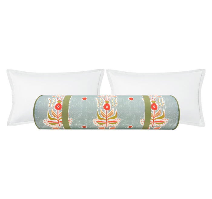 OCS X LDC | THE BOLSTER | LULIE WALLACE : REBEKAH // FRENCH BLUE + RIBBON TRIM // LEAF