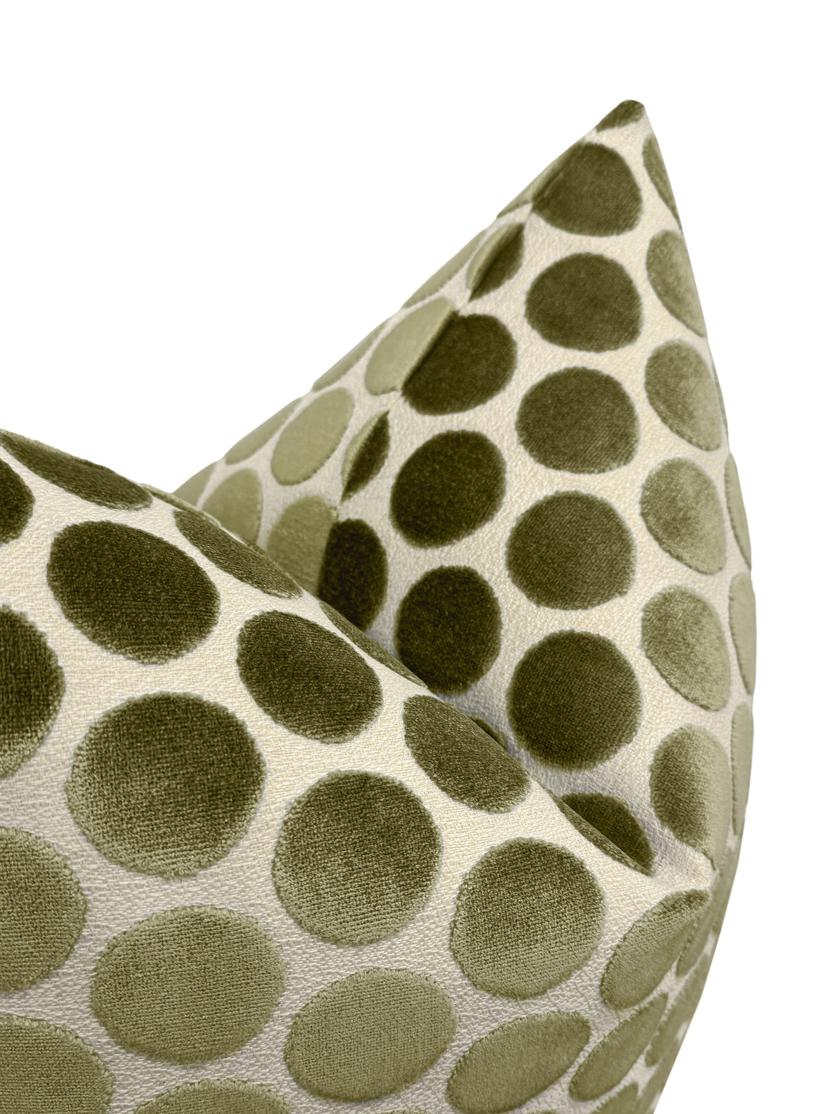 LUNA CUT VELVET // OLIVE