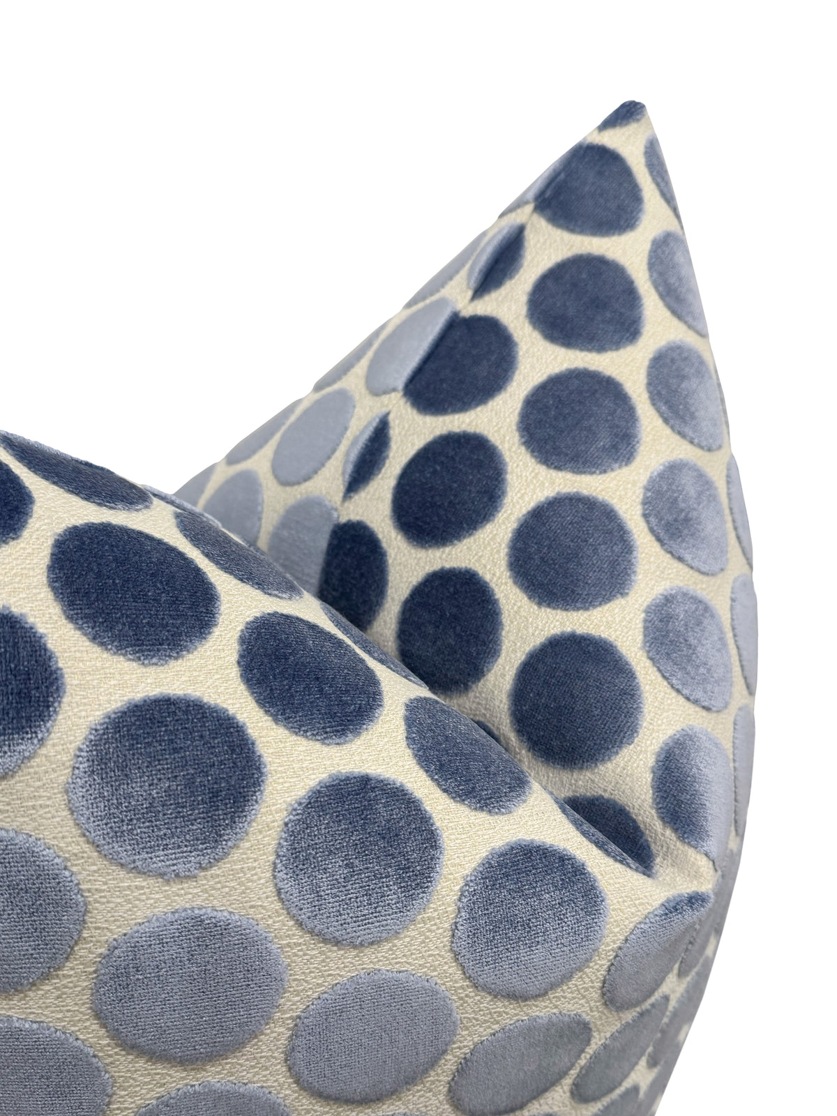LUNA CUT VELVET // CAPRI BLUE