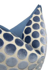 LUNA CUT VELVET // CAPRI BLUE | LDC