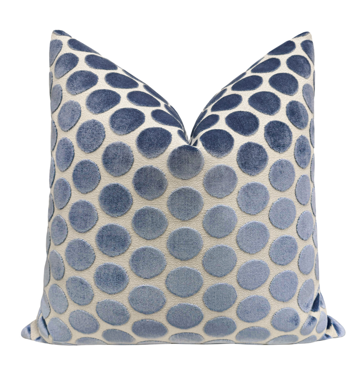 LUNA CUT VELVET // CAPRI BLUE