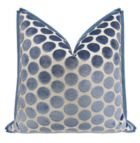 LUNA CUT VELVET // CAPRI BLUE | LDC