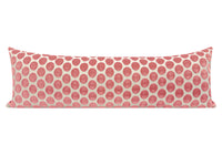 THE XL LUMBAR :: LUNA CUT VELVET // CARNATION