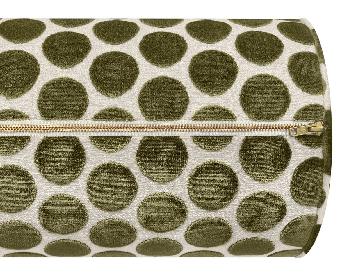 THE BOLSTER :: LUNA CUT VELVET // OLIVE